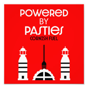Cornish Pasties Cornwall Foto Afdruk