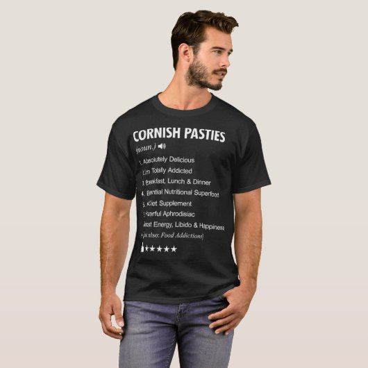 Cornish Pasties Definition Betekenis coop T-shirt (Voorkant volledig)