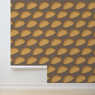 Cornish Pasty keuken bakken patroon Behang