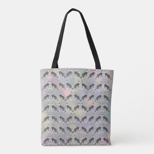 Cornish Rex Allover Canvas tas (Achterkant)