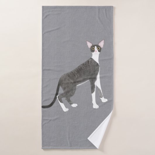 Cornish Rex Bath Towel Badhanddoek (Badhanddoek)
