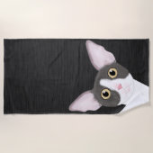 Cornish Rex Beach Towel Strandlaken (Voorkant)