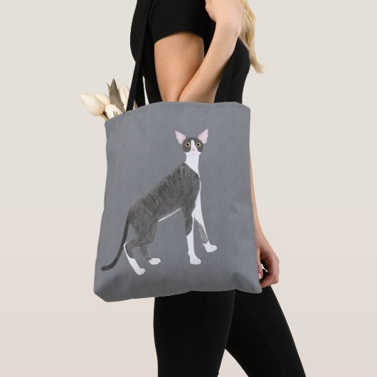 Cornish Rex Canvas tas (Dichtbij)