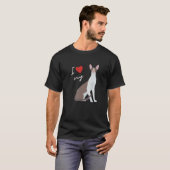 Cornish Rex Cat mam voor katten T-shirt (Voorkant volledig)