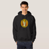 Cornish Rex Cat Portrait Hoodie (Voorkant volledig)