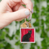 Cornish rex cat sleutelhanger (Hand)