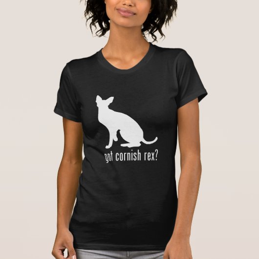 Cornish Rex Cat T-shirt (Voorkant)