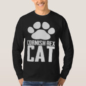 Cornish rex cat t-shirt (Voorkant)