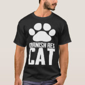 Cornish rex cat t-shirt (Voorkant)