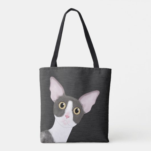 Cornish Rex Cat Tas (Achterkant)