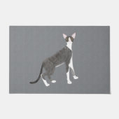 Cornish Rex Doormat Deurmat (Voorkant)