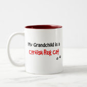 Cornish Rex Grandchild Tweekleurige Koffiemok (Links)