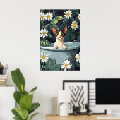 Cornish Rex in badposter, Grappige katposter Poster (Thuiskantoor)