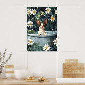 Cornish Rex in badposter, Grappige katposter Poster (Keuken)