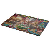 Cornish Rex Kerstbakken: Festive Kerst Snijplank (Hoek)