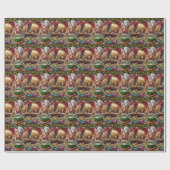 Cornish Rex Kerstbakken: Festive Kerstmis Cadeaupapier (Vlak)