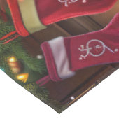 Cornish Rex Kerstbakken: Festive Kerstmis Tafelkleed (Gekanteld)