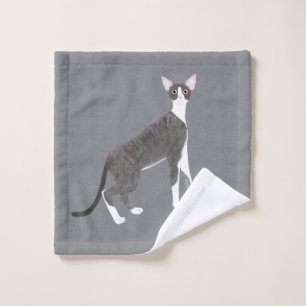 Cornish Rex wasdoek Washandje