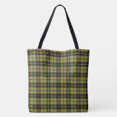 Cornish Scottish Tartan Canvas tas (Achterkant)