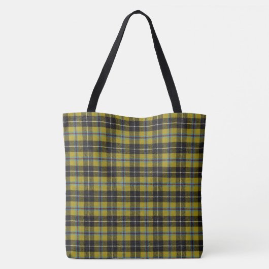 Cornish Scottish Tartan Canvas tas (Achterkant)