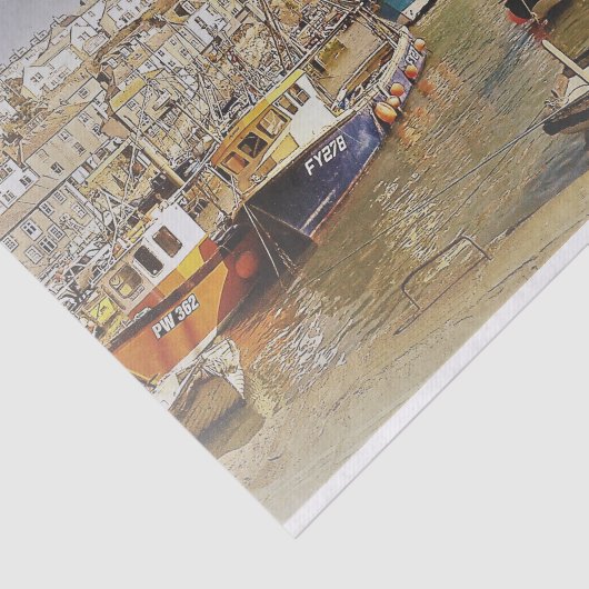 Cornish Seaside Tissuepapier (Detail)