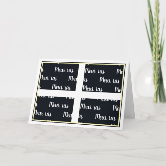 Cornish-taal bedankt meur ras (Voorkant)