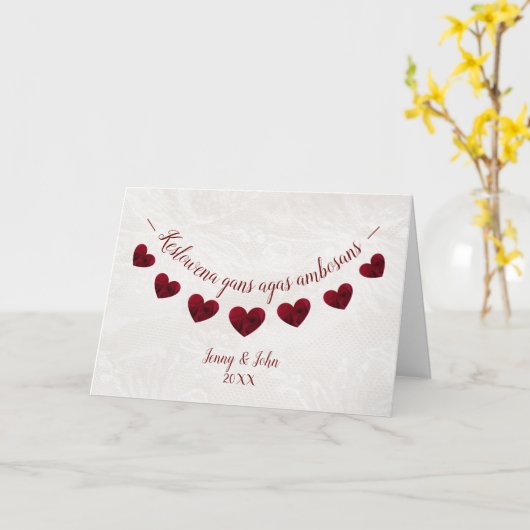 Cornish taal Gefeliciteerd verloving Kaart (Gele Bloem)