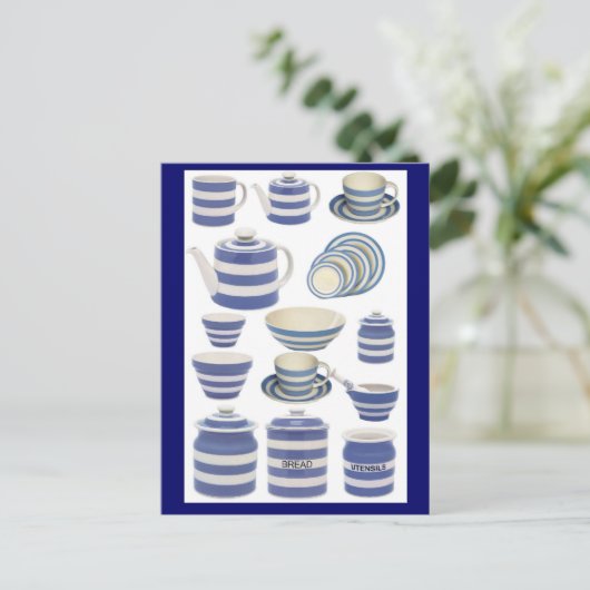 Cornish ware briefkaart (Staand voorkant)