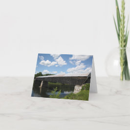 Cornish Windsor Covered Bridge Note Card Bedankkaart