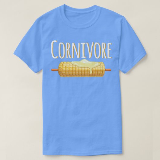 Cornivore Corn Healthy Vegetable T-shirt (Design voorkant)