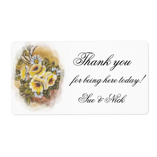 CORNOCOPIA bedankt je voor je geluk Etiket (Voorkant)