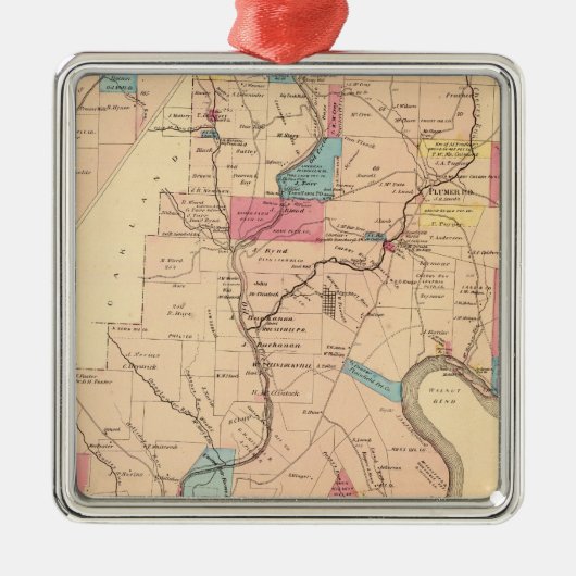 Cornplanter Township Metalen Ornament (Voorkant)