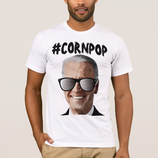 CORNPOP JOE BIDEN T-SHIRTS (Voorkant)