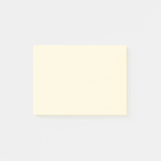 Cornsilk Solid Color Post-it® Notes (Voorkant)
