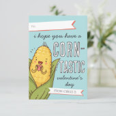 Corntastic Classroom Valentijnsdag Kaart (Staand voorkant)