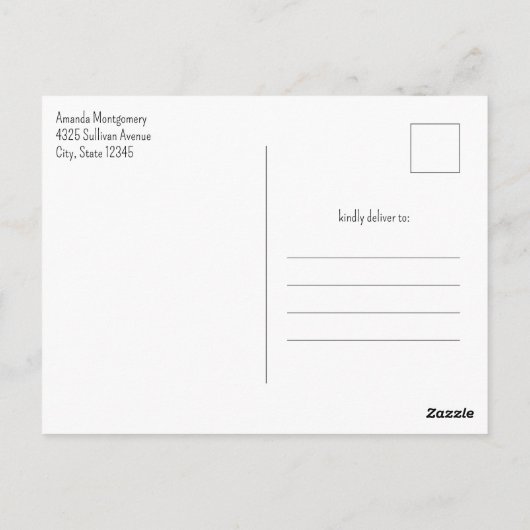 Cornucopia Autumn Harvest Chef's Table Briefkaart (Achterkant)