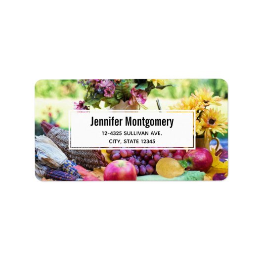 Cornucopia Autumn Harvest Chef's Table Etiket (Voorkant)