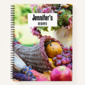 Cornucopia Autumn Harvest Chef's Table Notitieboek (Voorkant)