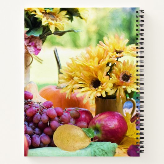 Cornucopia Autumn Harvest Chef's Table Notitieboek (Achterkant)