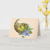 CORNUCOPIA BLANK - ALL-OCCASION KAART (Gele Bloem)