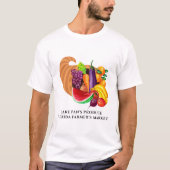 Cornucopia Boerderij-Fresh Fruit and Vegetables Lo T-shirt (Voorkant)