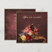 Cornucopia Bouquet Kaart (Voorkant / Achterkant)