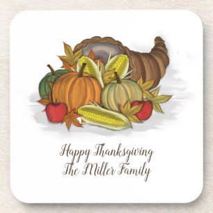 Cornucopia Harvest Bier Onderzetter