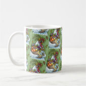 CORNUCOPIA HEN, THANKSGIVING CHICKEN HERFST HARVES KOFFIEMOK (Links)