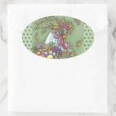 CORNUCOPIA HEN, THANKSGIVING CHICKEN STICKERS Ovaa (Tas)