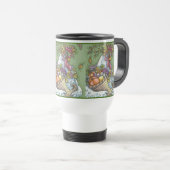 CORNUCOPIA HEN, THANKSGIVING CHICKEN TRAVEL MUG REISBEKER (Voorkant rechts)