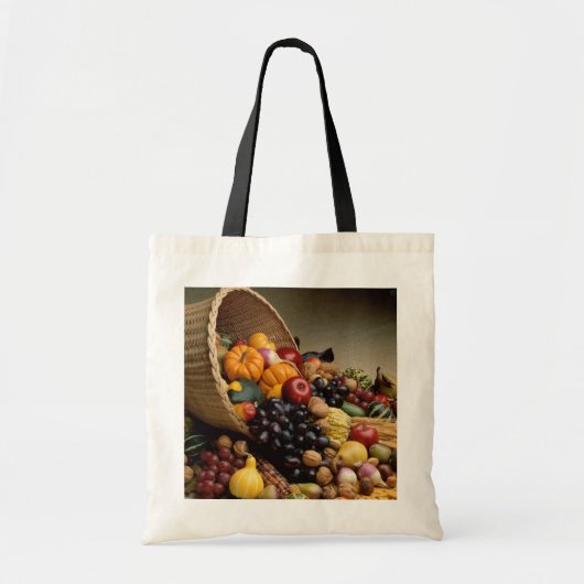 Cornucopia, Horn of Plenty Tote Bag (Voorkant)