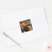 Cornucopia, Horn of Plenty Vierkante Sticker (Envelop)