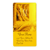 CORNUCOPIA MONOGRAM, helderbruin Etiket (Voorkant)