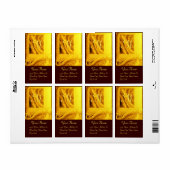 CORNUCOPIA MONOGRAM, helderbruin Etiket (Full Sheet)